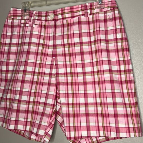 Jones New York plaid walking shorts size 8 - Picture 2 of 7